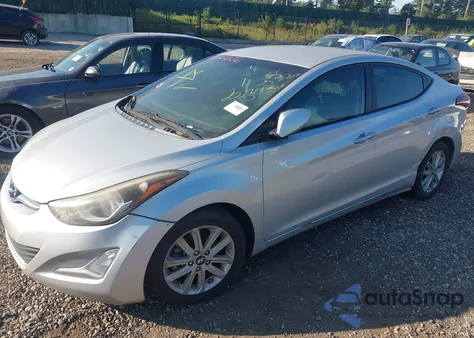 2015 Hyundai Elantra Se z USA, uszkodzony, nr VIN KMHDH4AE7FU357135